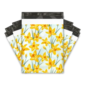10x13 Daffodil Poly Mailers Shipping Envelopes Premium Printed Bags