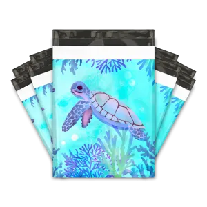 10x13 Sea Turtle Poly Mailers Shipping Envelopes Premium Printed Bags
