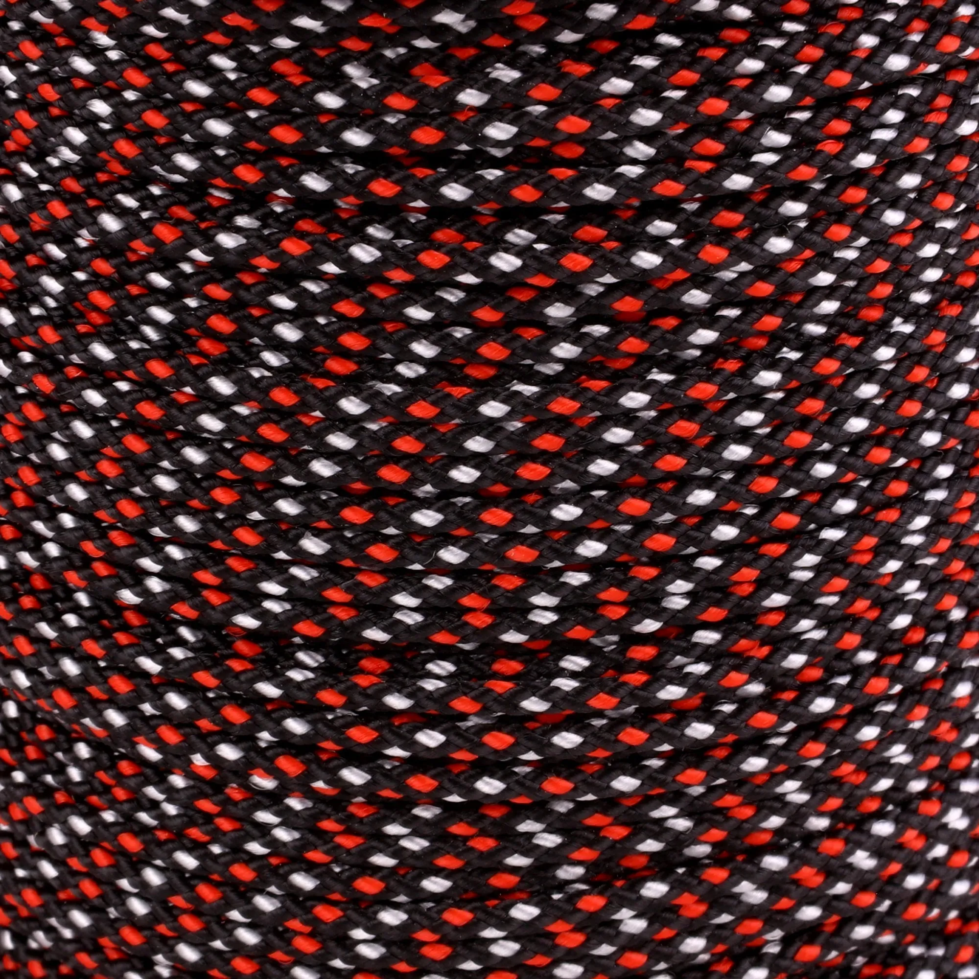 1/16 - Black w/ Red & White Dots