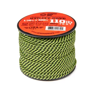 1/16 - Neon Green & Black Spirals