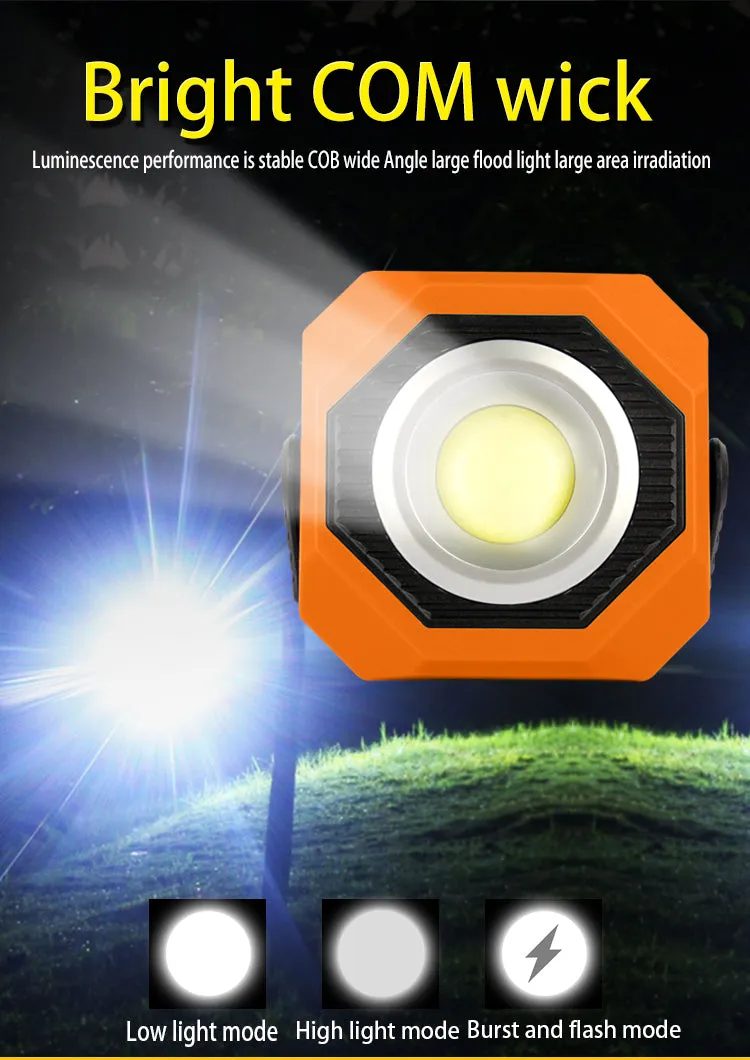 20W Solar Powered Magnetic Camping Light Fa-601