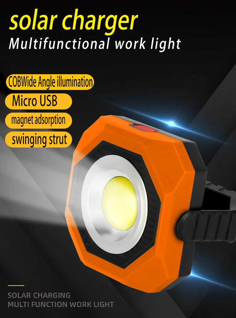 20W Solar Powered Magnetic Camping Light Fa-601