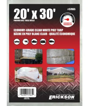 20'x30' All Purpose Tarp, Clear