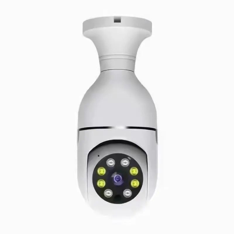 2MP 5G Dual Frequency Bulb Camera | Two-Way Voice | Intercom | White