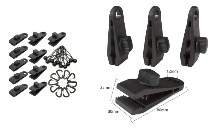 30 Piece Outdoor Tarp Clips