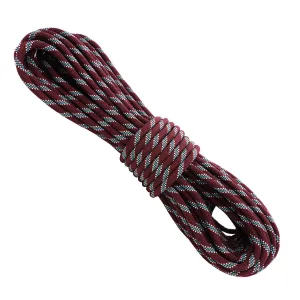 3/8 - Maroon w/ White & Teal Tracer