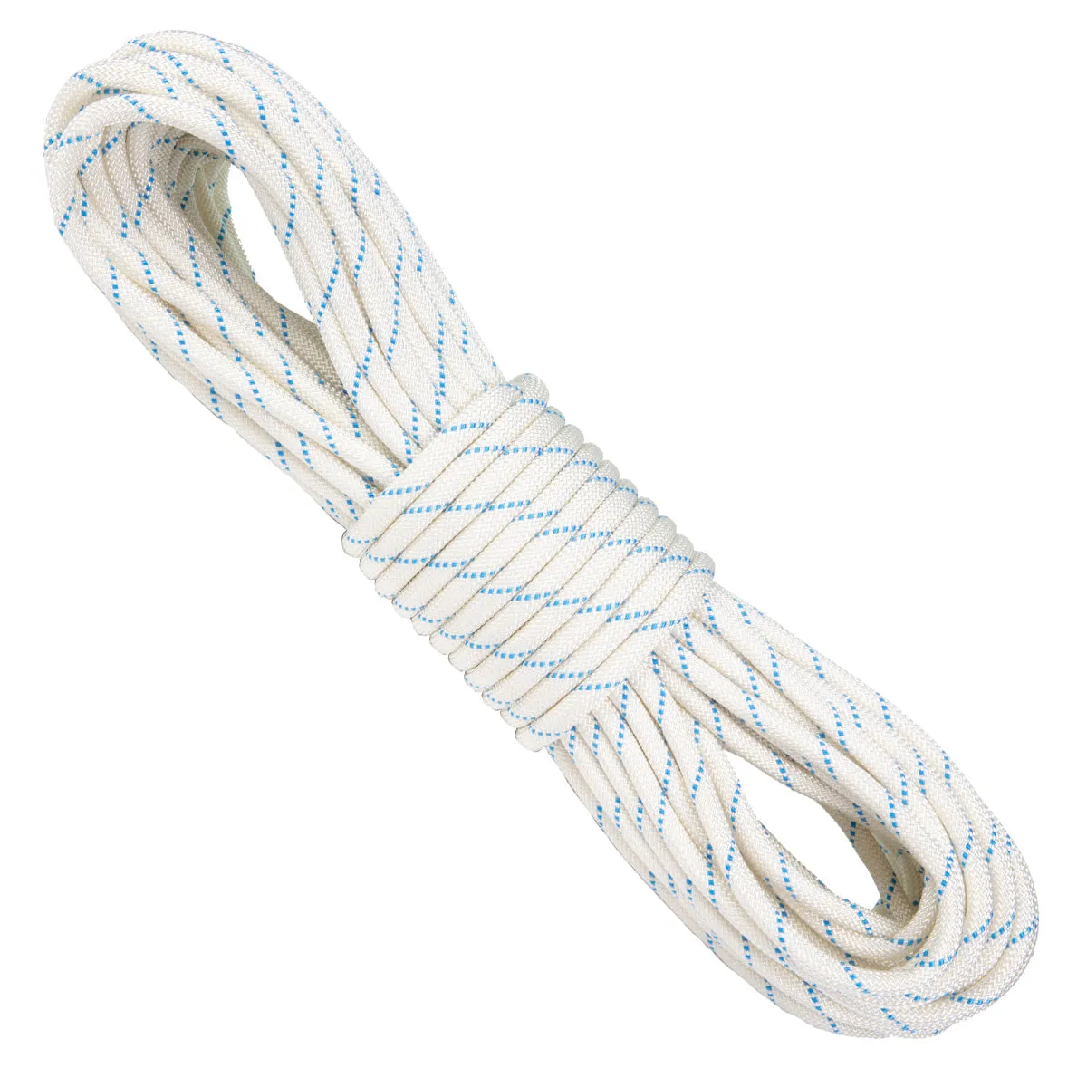 3/8 - White w/ Single Blue Tracer