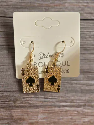 Ace of Spades Earrings