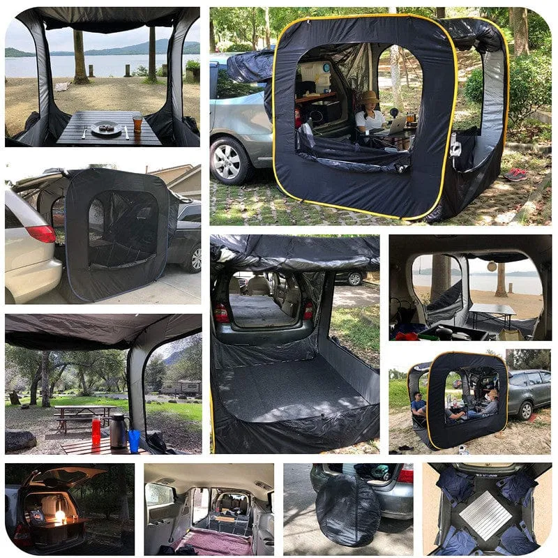 AdventuraFlex - Ultimate Portable Vehicle Car Rear Pop Up Tent