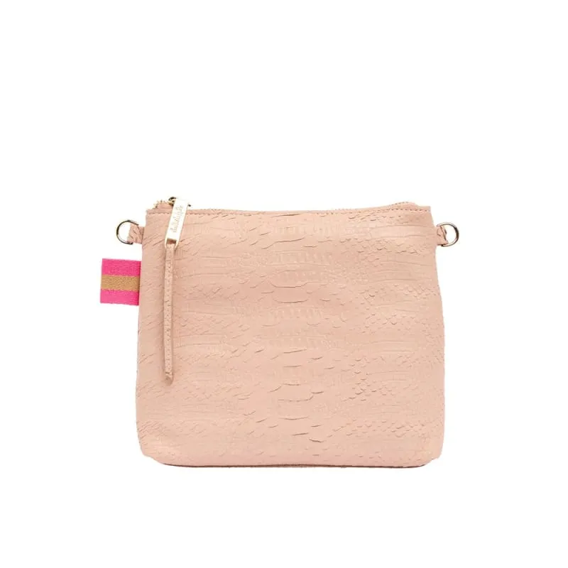 Alexis Crossbody | Blush Snake