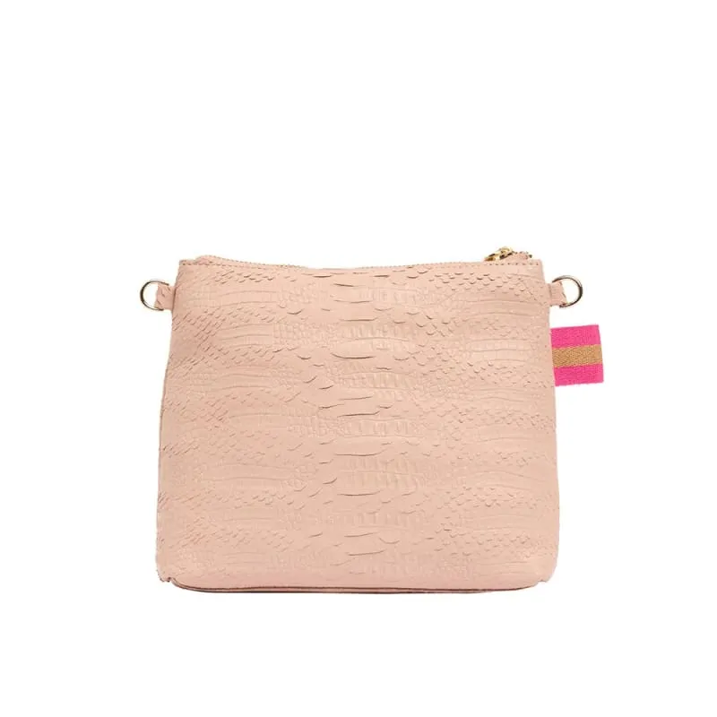 Alexis Crossbody | Blush Snake