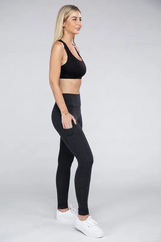 Ambiance Apparel Active Leggings Featuring Concealed Pockets