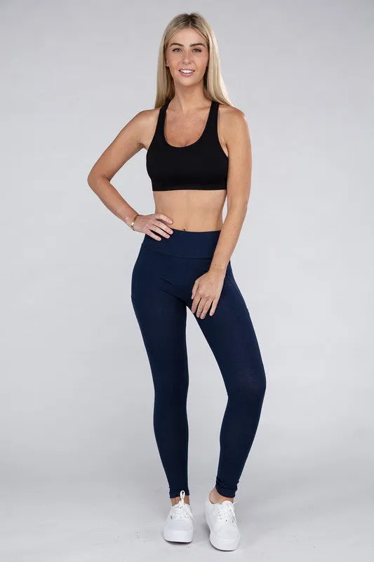Ambiance Apparel Active Leggings Featuring Concealed Pockets