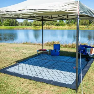 Annexe Mat - Gazebo Grey/Black