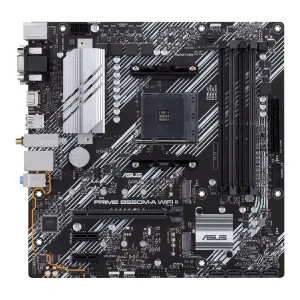 Asus Prime B550m-A Wifi Ii - Motherboard - Micro Atx - Socket Am4 - Amd B550 Chipset - Usb 3.2 Gen 1, Usb 3.2 Gen 2 - Gi