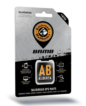 Backroad Mapbooks GPS Maps - SD Card Alberta