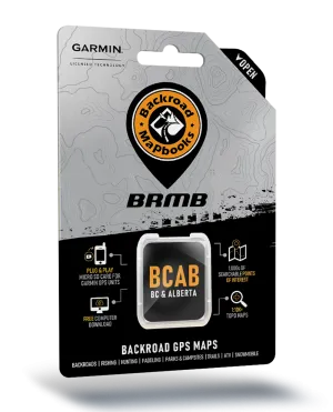Backroad Mapbooks GPS Maps - SD Card BC & Alberta