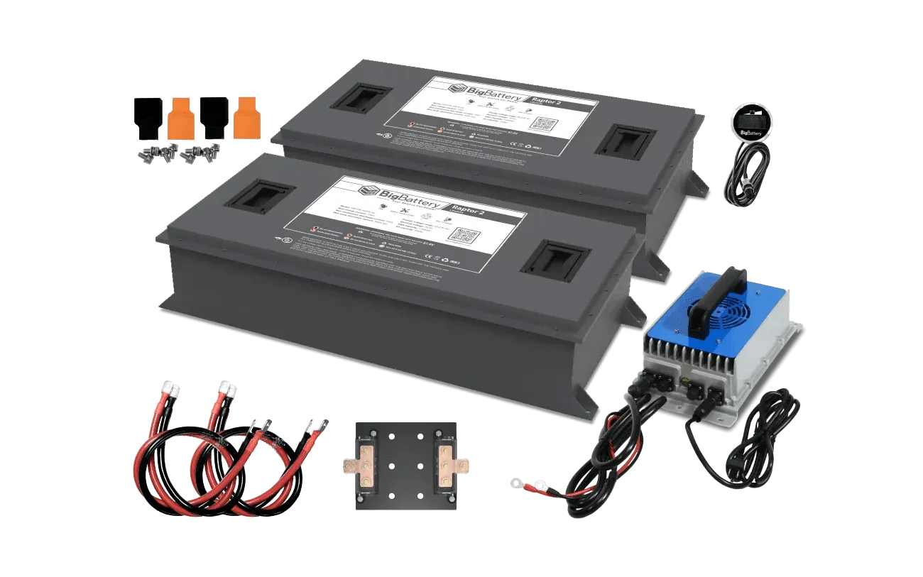 BigBattery 72V RAPTOR 2 LiFePO4 Battery | 7.68kWh | Game-Changing Power for Golf Carts