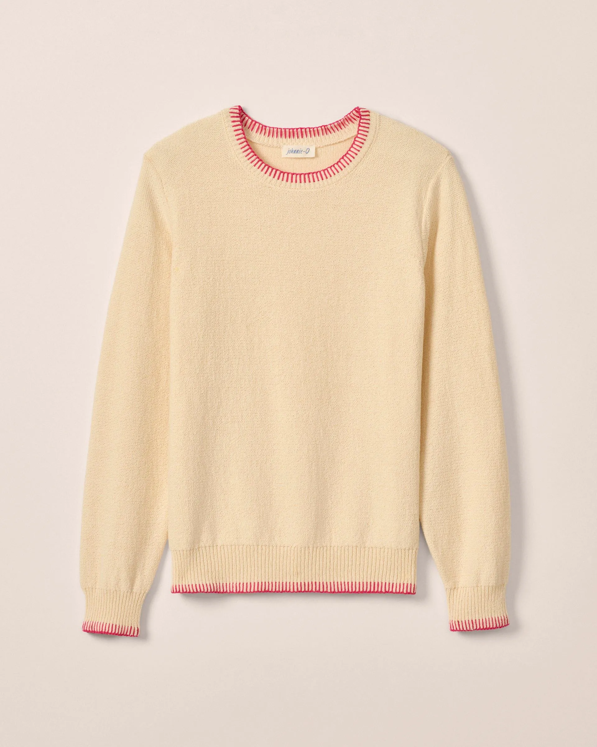 Blanche Cotton Blend Crewneck Sweater