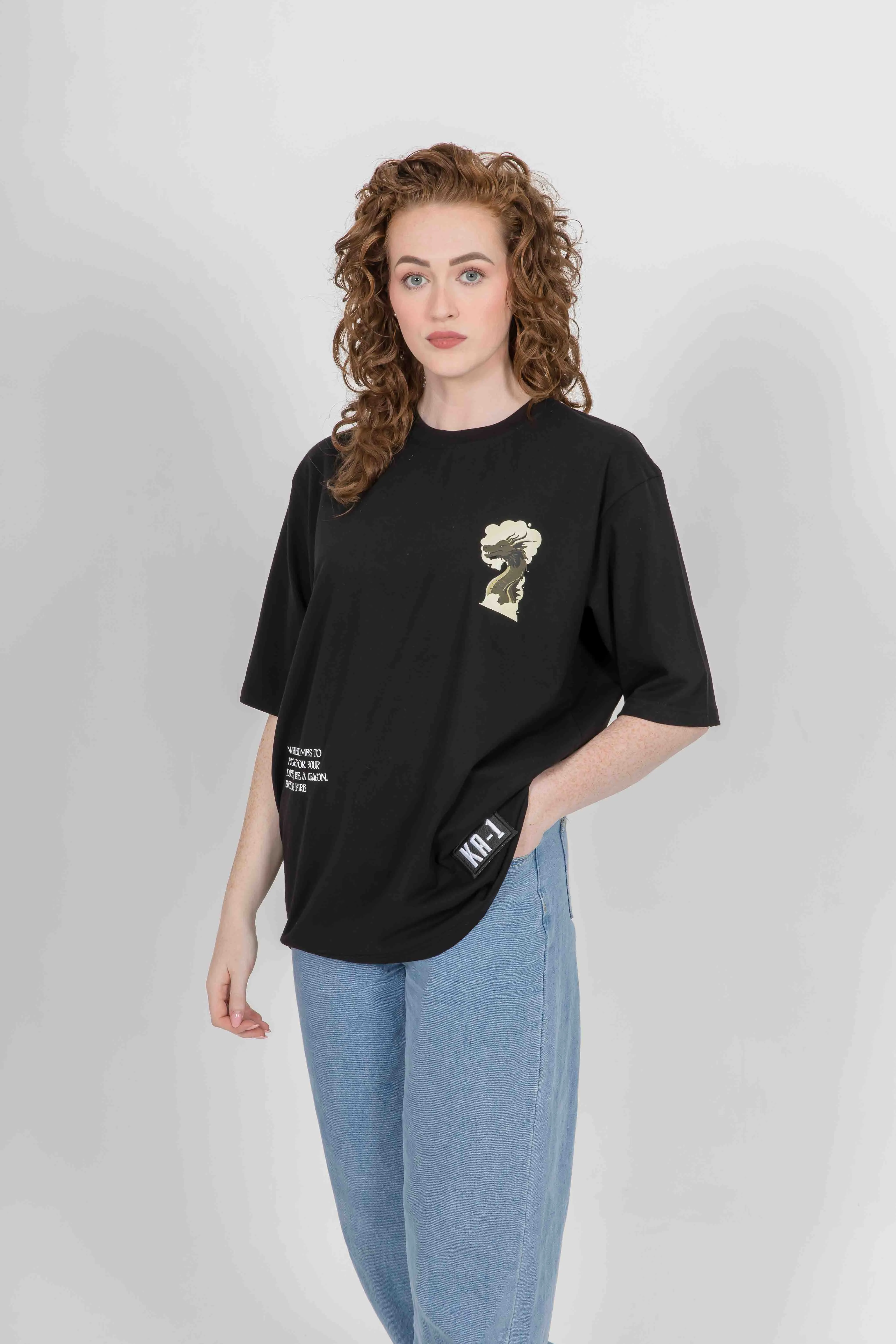 Breathe Fire Oversized T-Shirt