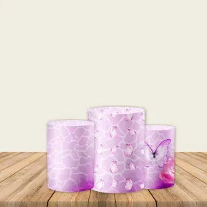 Butterfly Fabric Pedestal Covers