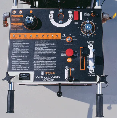 CC2500 Gas Self Propelled Core Cut Walk Behind Saw