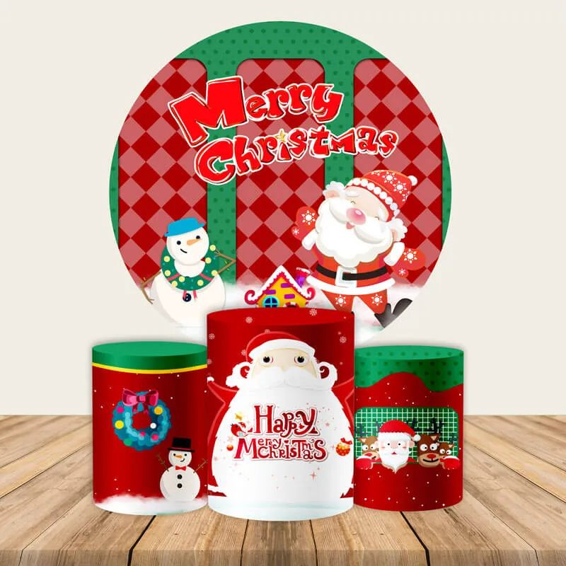 Christmas Backdrop Circle Backdrop Christmas Photo Backdrop Ideas