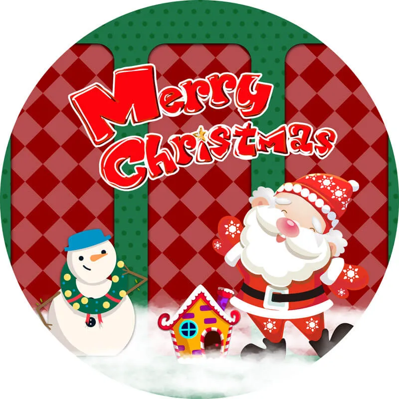 Christmas Backdrop Circle Backdrop Christmas Photo Backdrop Ideas