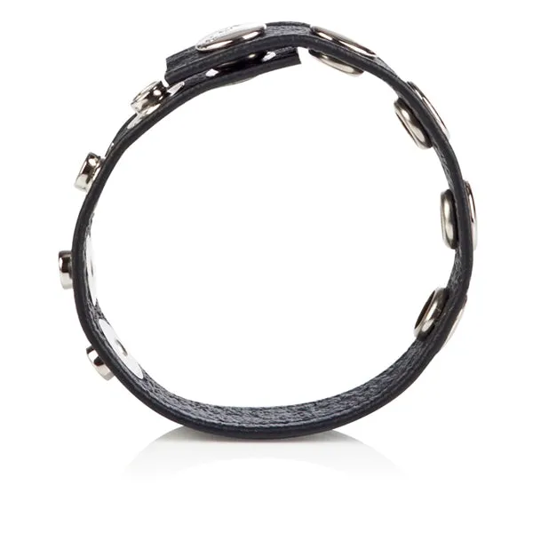 COLT Leather C/B Strap 5 Snap Fastener - Black