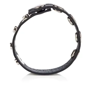 COLT Leather C/B Strap 5 Snap Fastener - Black