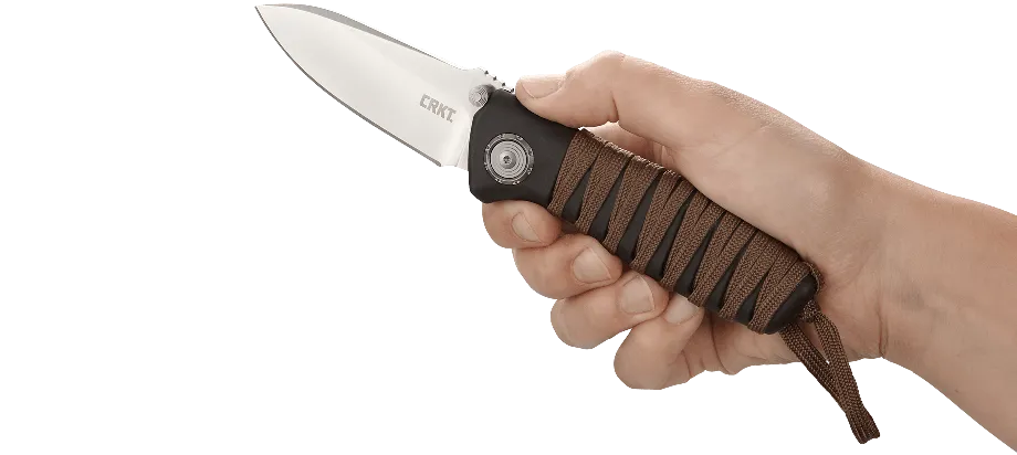 CRKT Parascale 6235 Folding Knife 3.19" D2 Steel Blade Glassed Reinforced Nylon Handles