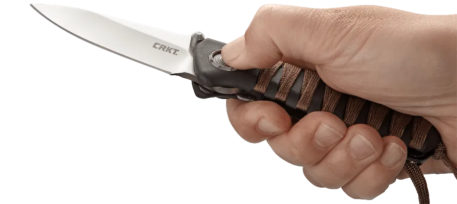 CRKT Parascale 6235 Folding Knife 3.19" D2 Steel Blade Glassed Reinforced Nylon Handles