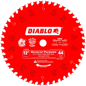 Diablo Tools D1244X 12 in. x 44 Tooth General Purpose Wood Saw Blade