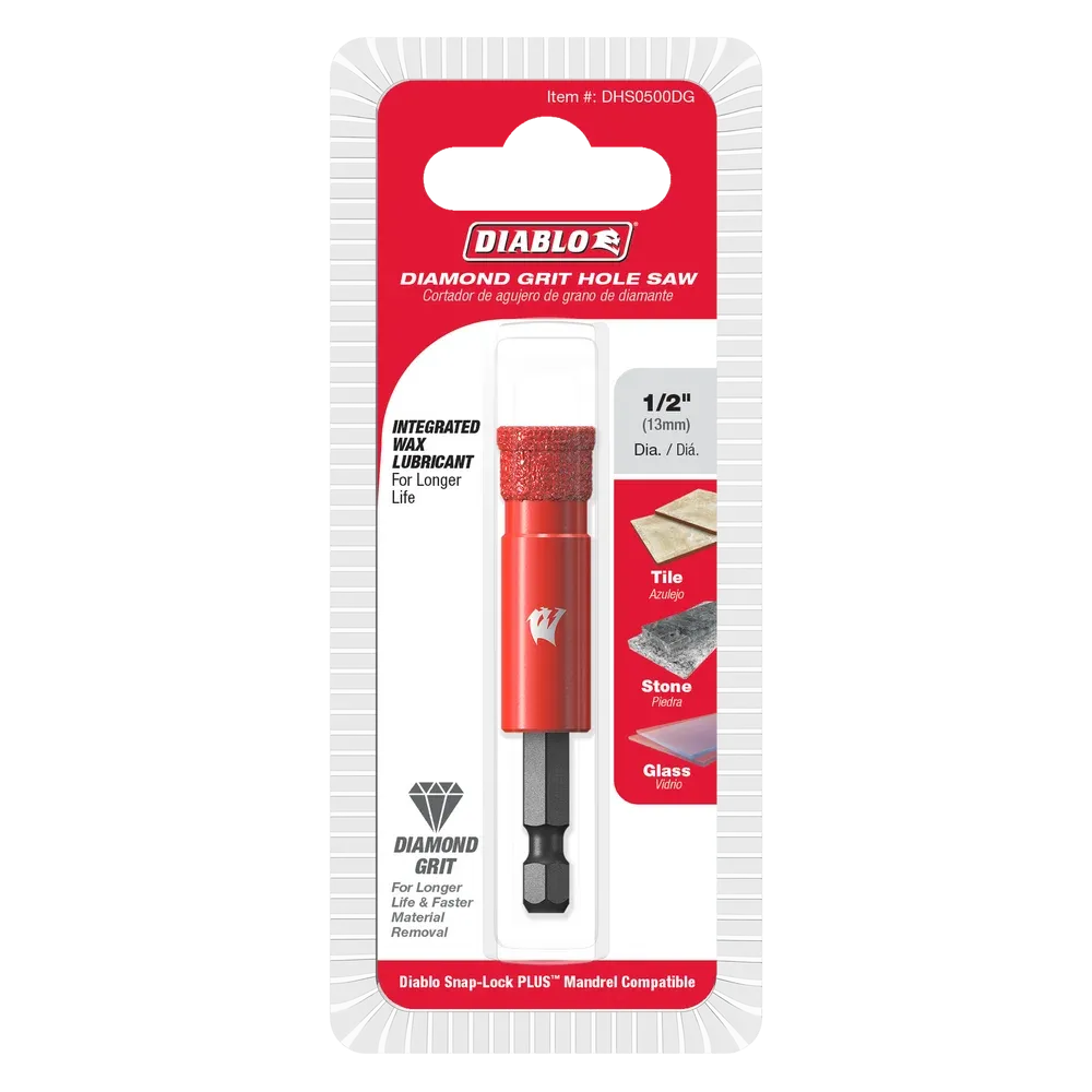 Diablo Tools DHS0500DG 1/2 in. Diamond Grit Hole Saws
