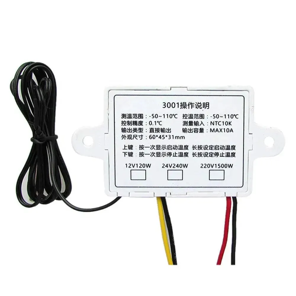 Digital Temperature Controller Thermostat Switch Thermometer 12 24 220v Microcomputer New
