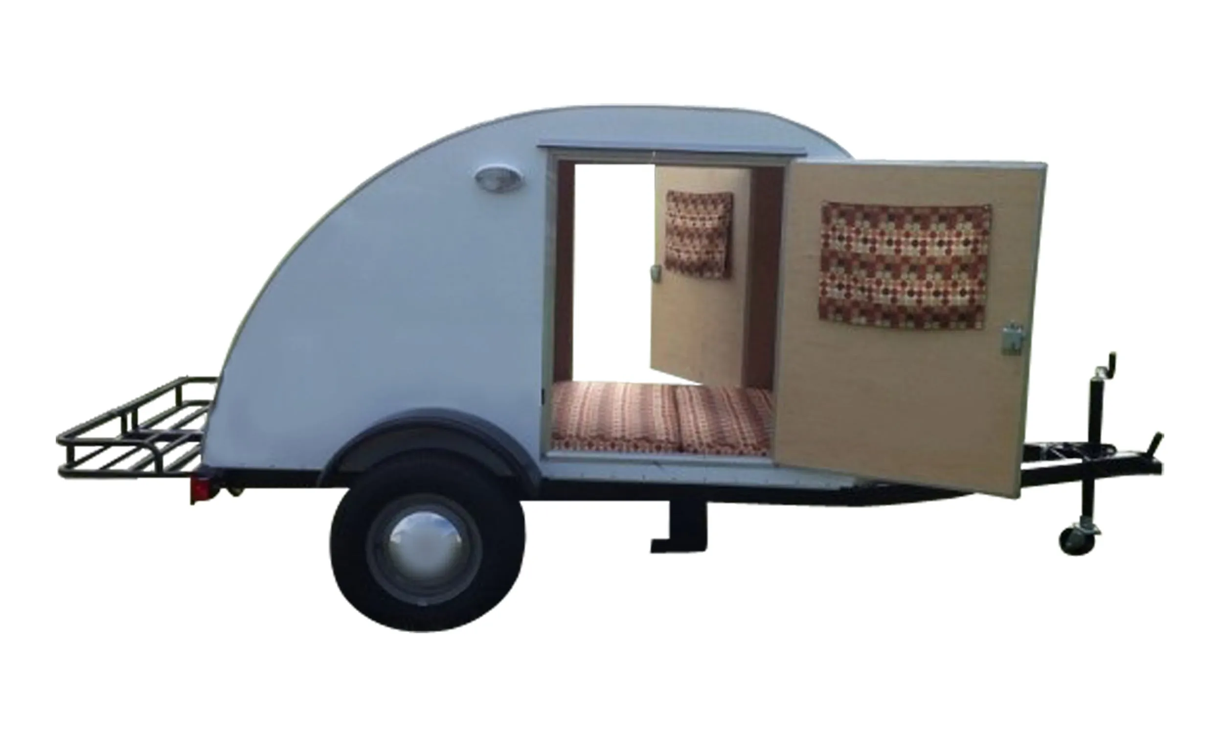 DIY Teardrop Camper Plans - Lightweight Camper For Motorcycle Small Car Build