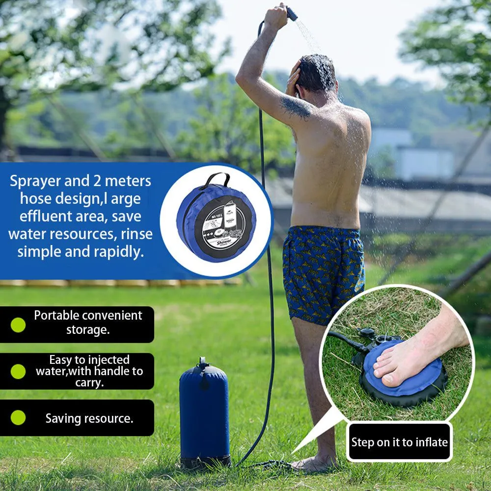 Durable Portable Shower Pump For Outdoor Camping