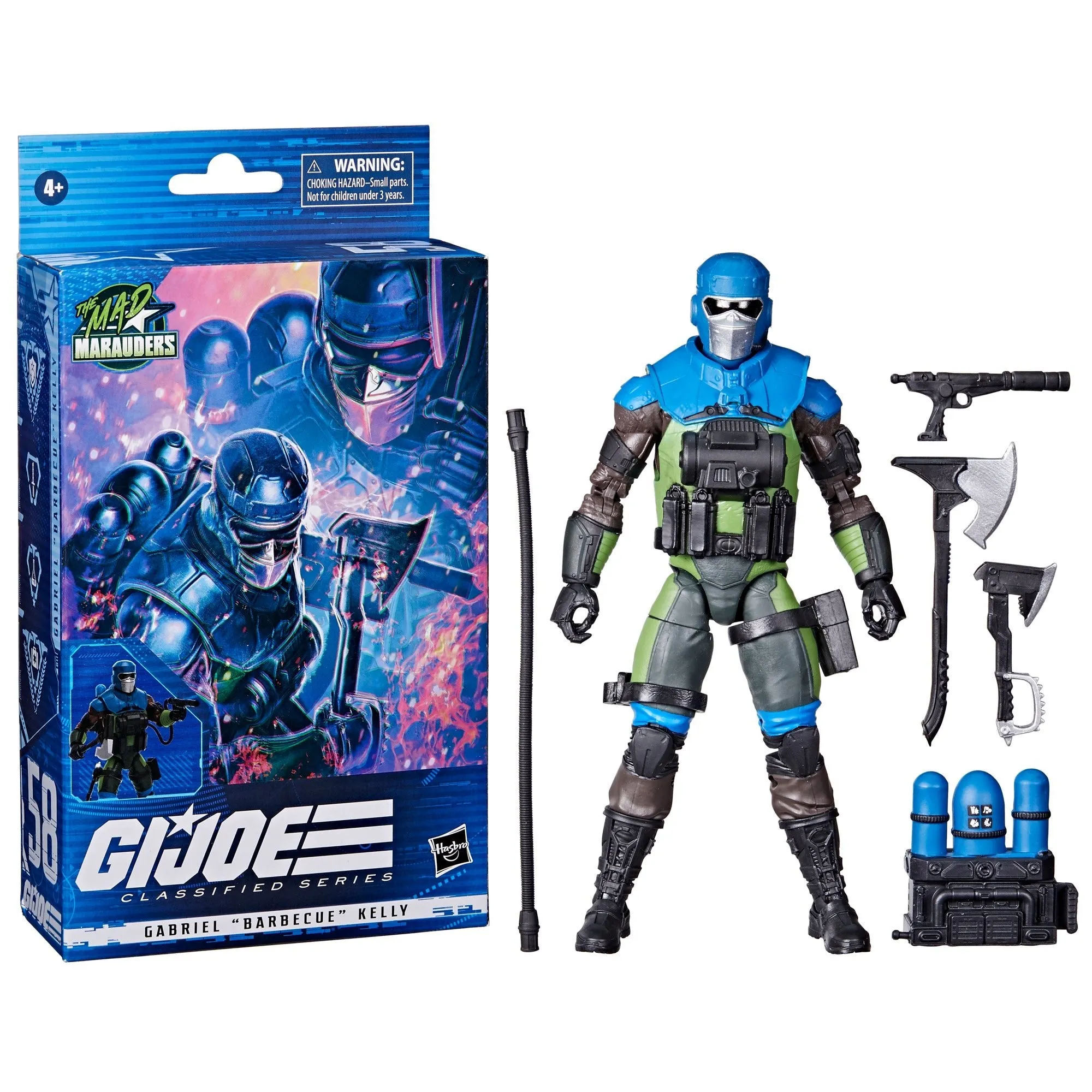 G.I. Joe Classified Series Mad Marauders Gabriel “Barbecue” Kelly