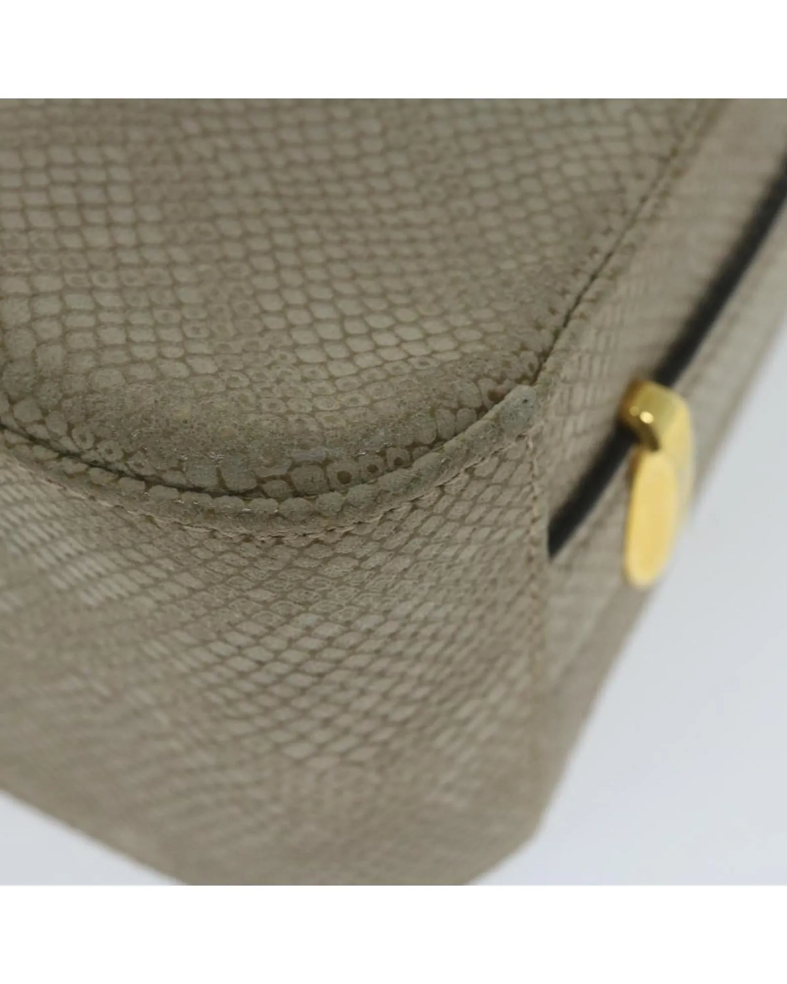 Gray Leather Shoulder Bag with Adjustable Strap - Salvatore Ferragamo