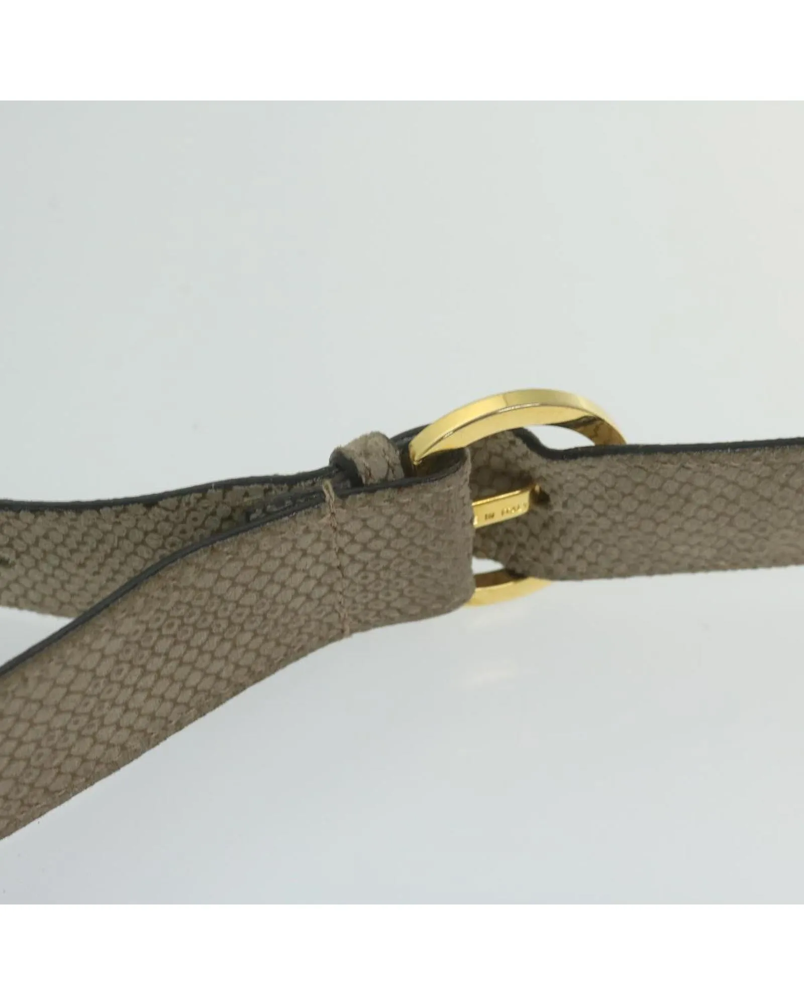 Gray Leather Shoulder Bag with Adjustable Strap - Salvatore Ferragamo