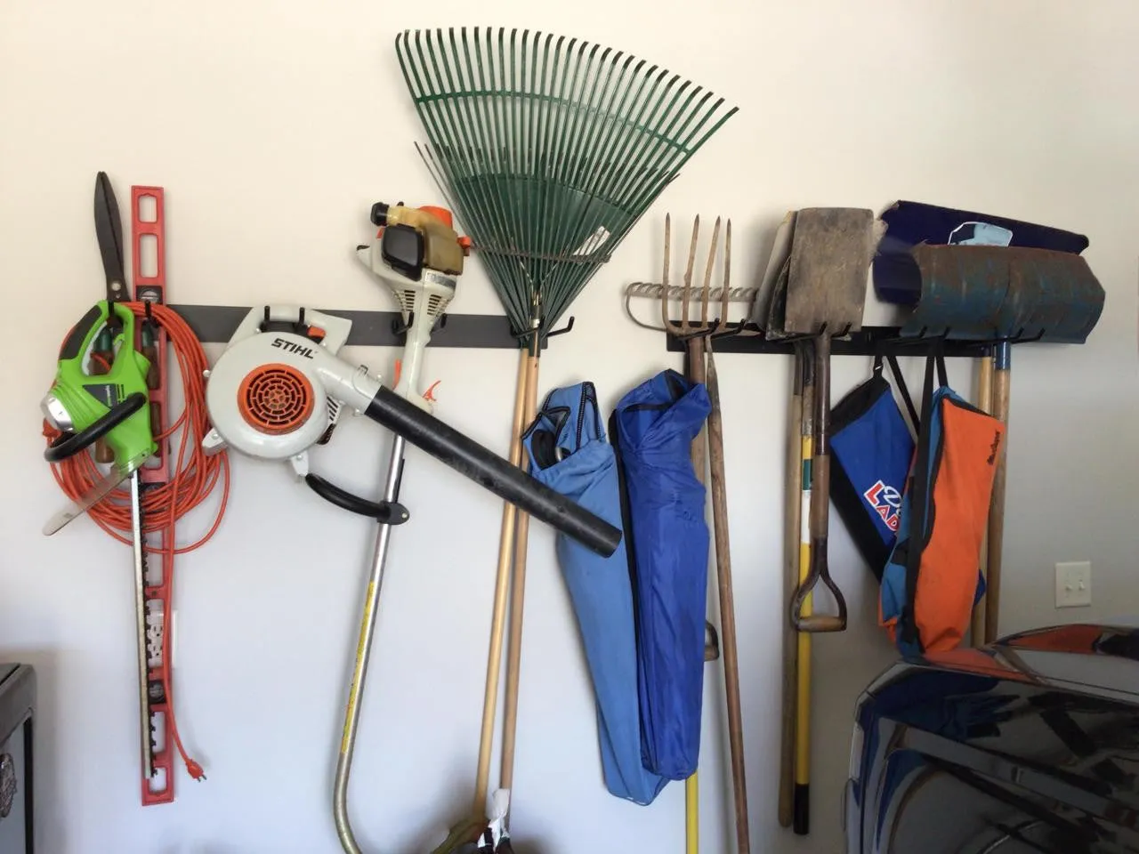 Handyman Tool Bundle Drill & Power Tool Racks, Shelf, & Yard Tool Organizer