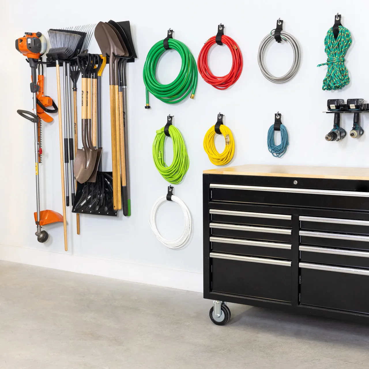 Handyman Tool Bundle Drill & Power Tool Racks, Shelf, & Yard Tool Organizer