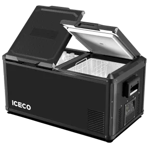 ICECO VL90ProD 95QT Dual Zone RV 12 Colt Fridge Plug in Cooler