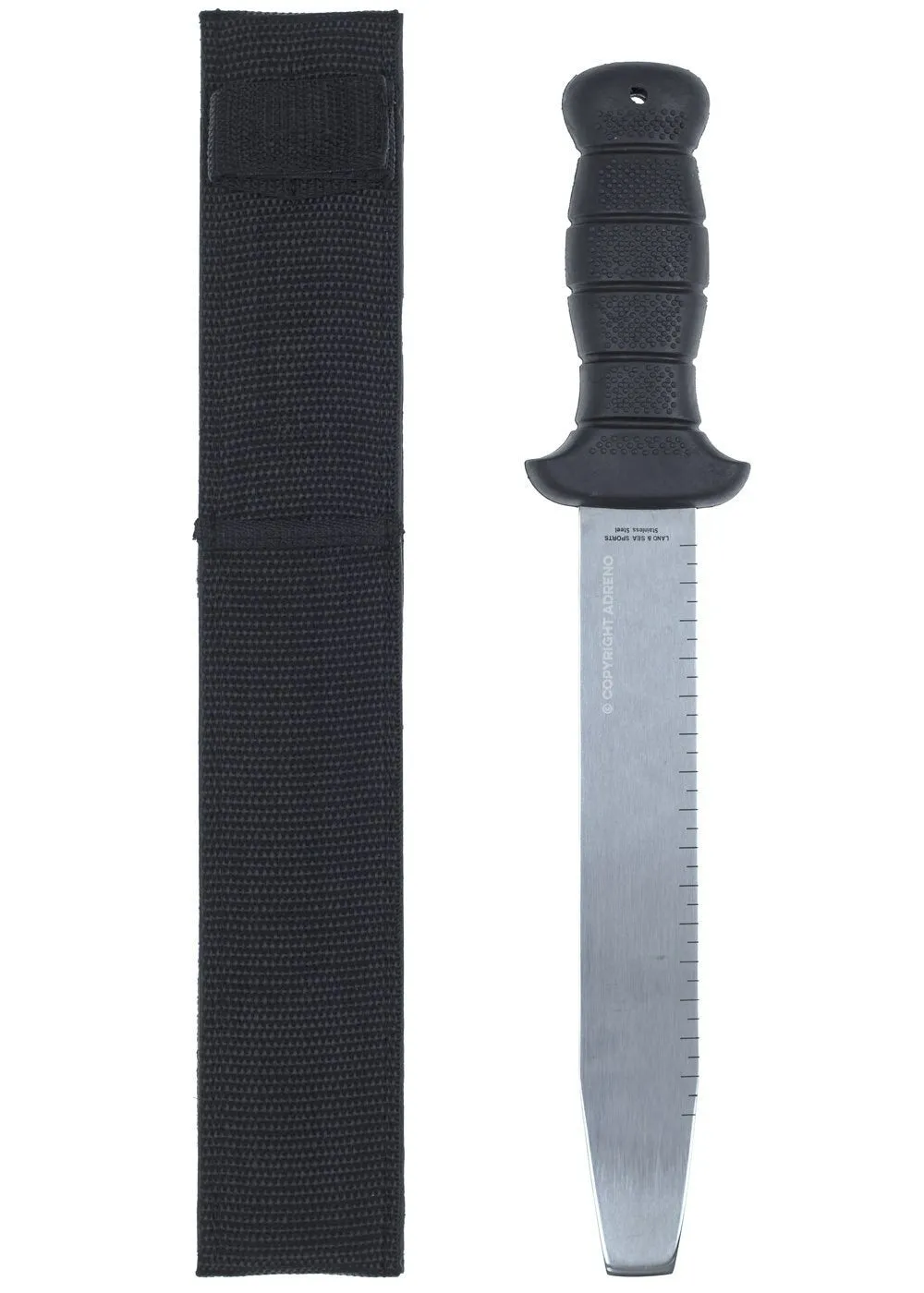 Land & Sea Square Edge Abalone Tool with Sheath