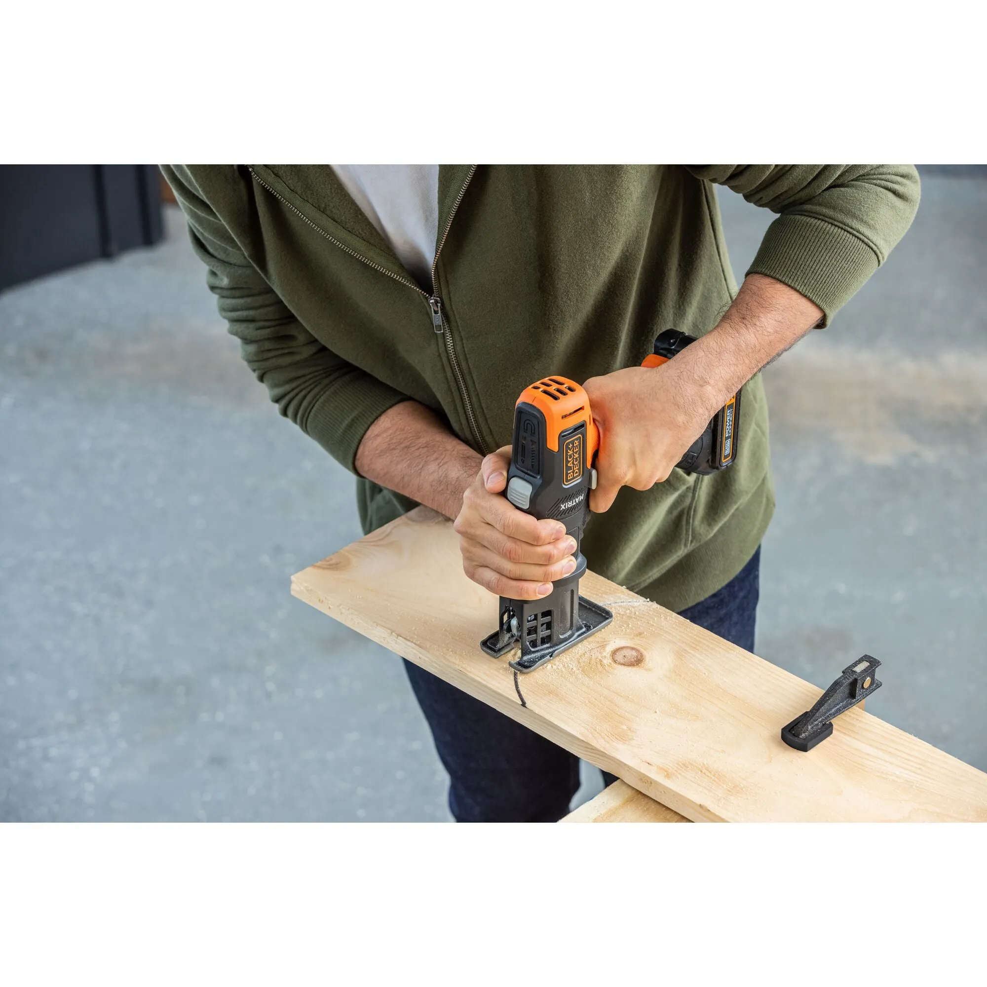MATRIX™ Jig Saw Attachment For Cordless Drill, Variable Speed