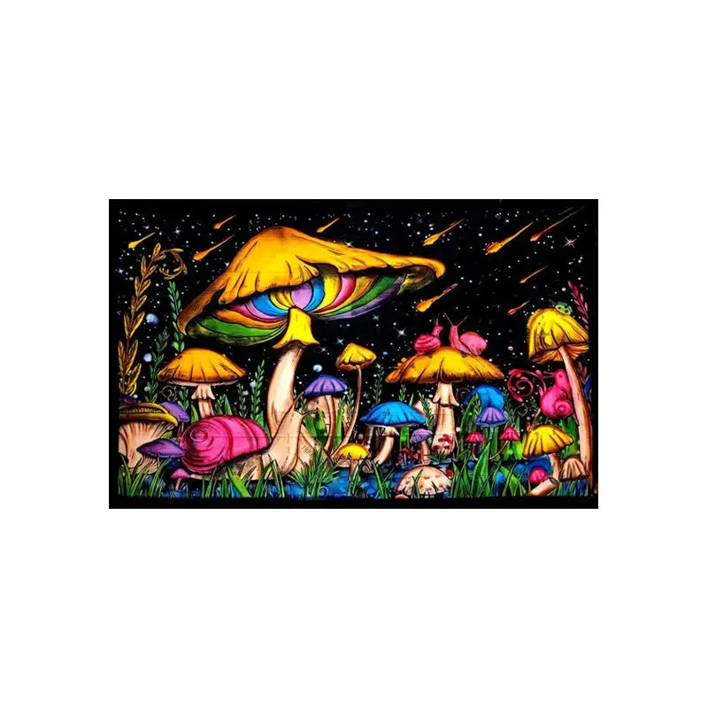 Mushroom Meteor Showers Tapestry