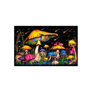 Mushroom Meteor Showers Tapestry