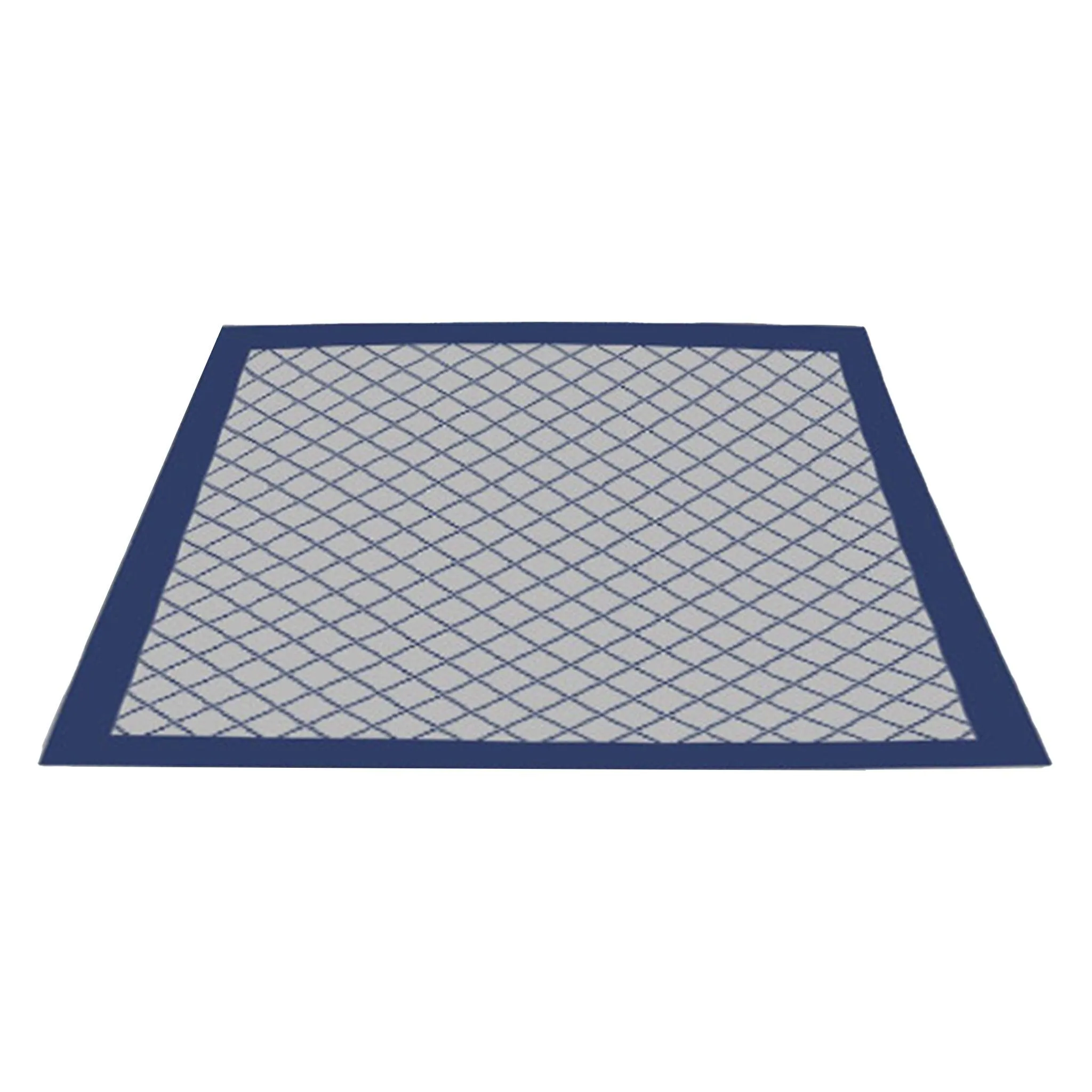 Outdoor Mat - Gazebo Navy/Grey