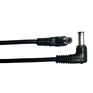 Pegasus Astro Pack of 2 x 2.1 to 2.1 Cables, Angled 90 degrees 1.0m