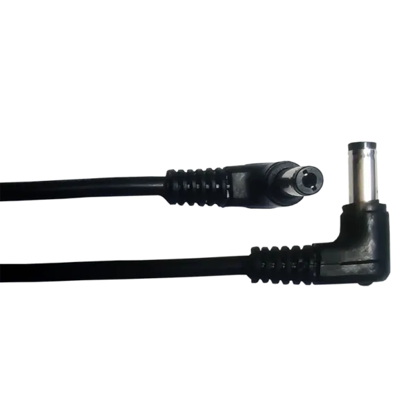 Pegasus Astro Pack of 2 x 2.1 to 2.1 Cables, Angled 90 degrees 1.0m